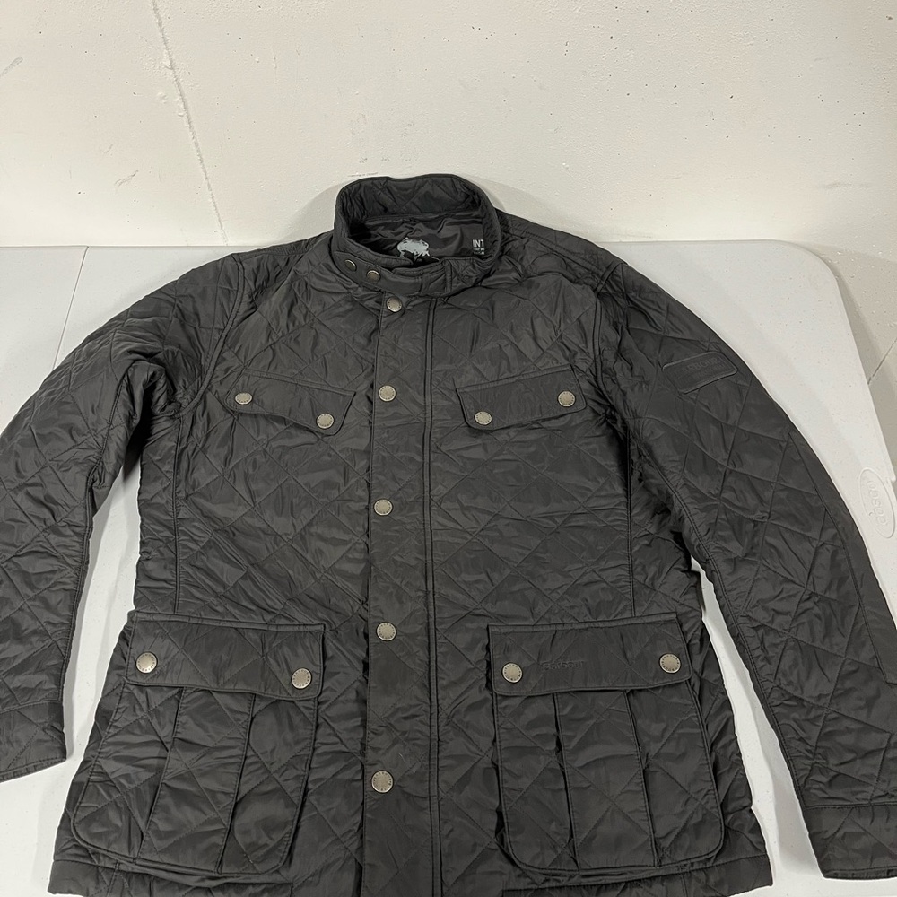 Barbour men’s quilted motorcycle jacket XL
